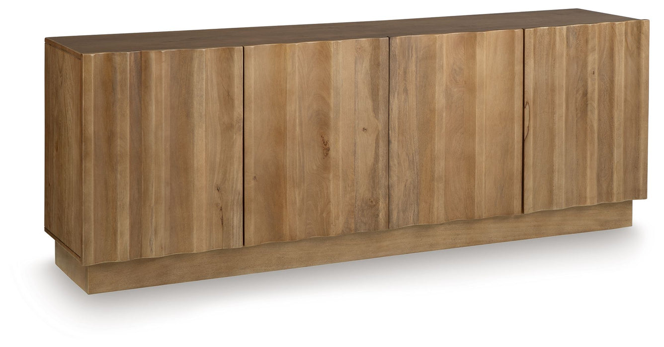 Timkins - Accent Cabinet - White Washed - Tallahassee Discount Furniture (FL)