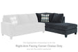 Abinger - Smoke - RAF Corner Chaise - Tallahassee Discount Furniture (FL)