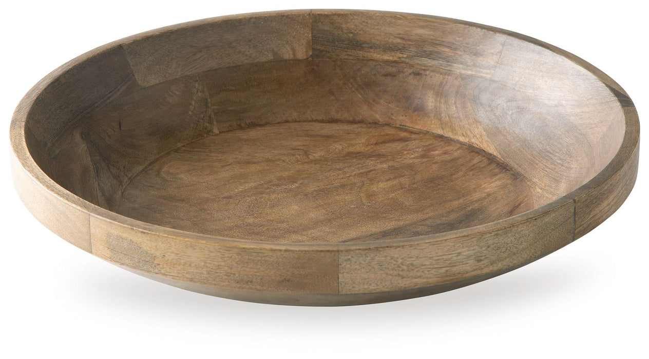 Clayburg - Bowl - Natural Brown - Tallahassee Discount Furniture (FL)