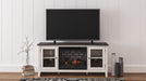 Dorrinson - TV Stand With Fireplace Insert - Tallahassee Discount Furniture (FL)