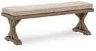 Laguna Heights - Bench With Cushion - Beige - Tallahassee Discount Furniture (FL)