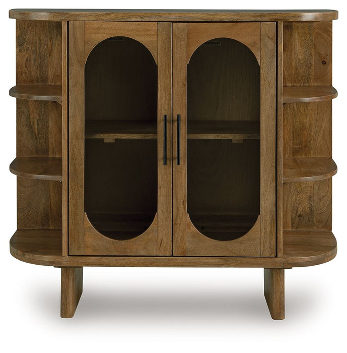 Niall - Light Brown - Accent Cabinet - Tallahassee Discount Furniture (FL)