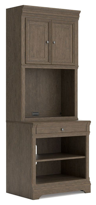 Janismore - Weathered Gray - Bookcase - Tallahassee Discount Furniture (FL)