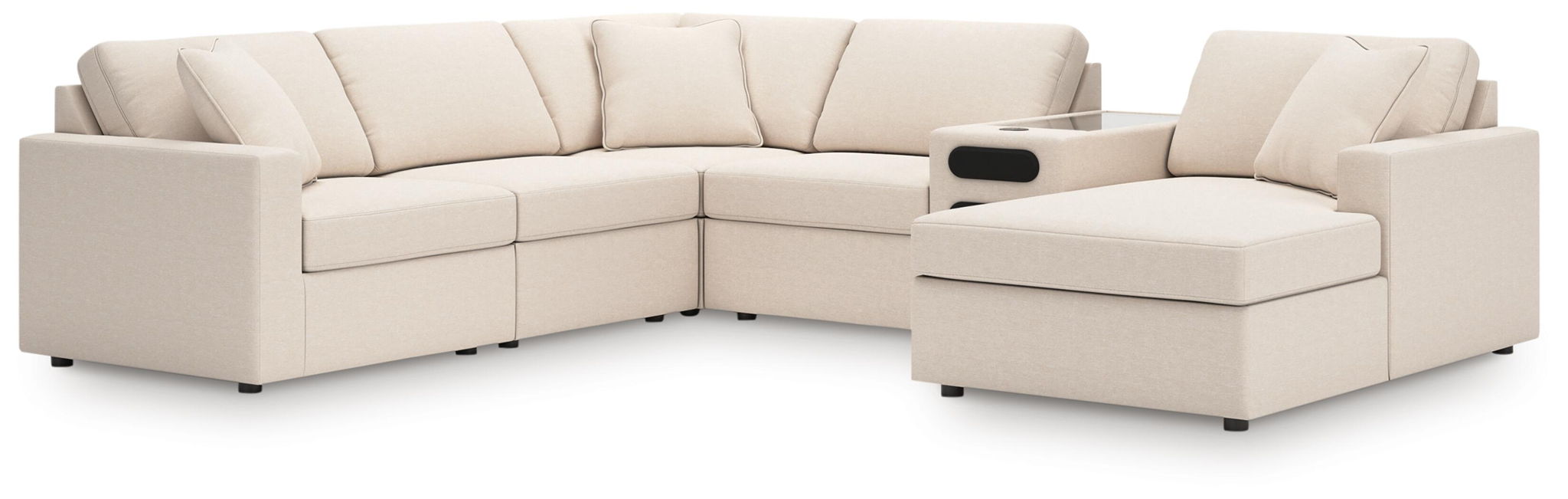 Modmax - Sectional - Oyster - Tallahassee Discount Furniture (FL)