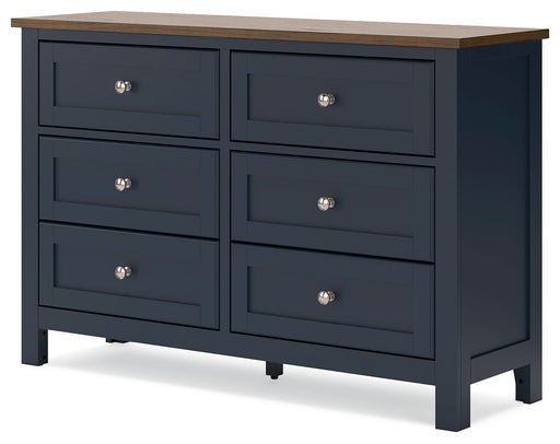 Landocken - Brown / Blue - Dresser - Tallahassee Discount Furniture (FL)