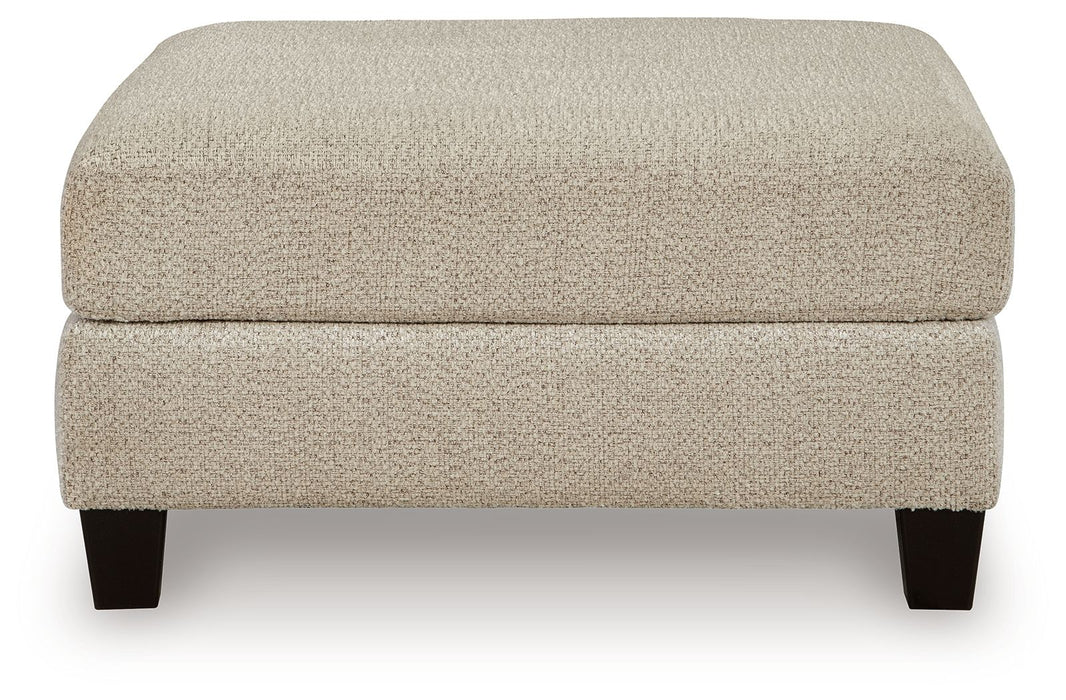 Steelwater Retreat - Oversized Accent Ottoman - Latte - Tallahassee Discount Furniture (FL)