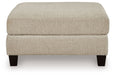 Steelwater Retreat - Oversized Accent Ottoman - Latte - Tallahassee Discount Furniture (FL)