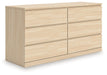Onita - Six Drawer Dresser - Tallahassee Discount Furniture (FL)