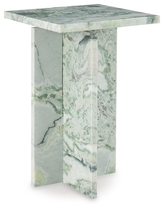 Deaconwell - White / Green - Accent Table - Tallahassee Discount Furniture (FL)