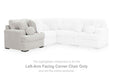 Cuddle Plush - Arctic - LAF Corner Chair - Tallahassee Discount Furniture (FL)
