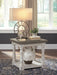 Havalance - Rectangular End Table - Gray / White - Tallahassee Discount Furniture (FL)