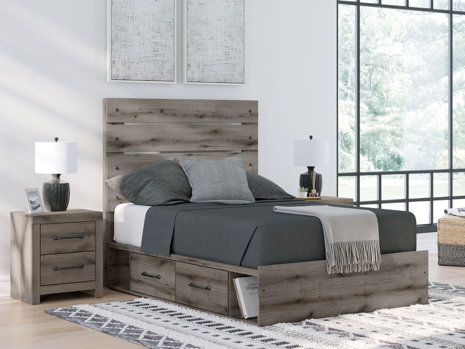 Graystorm - Panel Bed With Storage - Tallahassee Discount Furniture (FL)