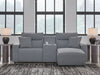 ModMax II - Salt And Pepper - Reclining Sectional - Tallahassee Discount Furniture (FL)