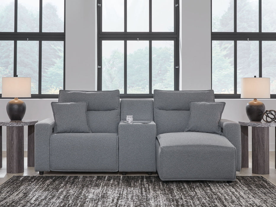 ModMax II - Salt And Pepper - Reclining Sectional - Tallahassee Discount Furniture (FL)