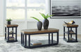 Landocken - Brown / Blue - Occasional Table Set (Set of 3) - Tallahassee Discount Furniture (FL)