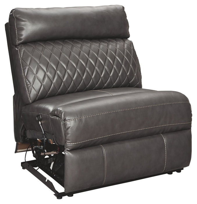 Samperstone - Armless Recliner - Gray