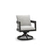 Salina Bay - Swivel Chair With Cushion (Set of 2) - Black / Gray - Tallahassee Discount Furniture (FL)