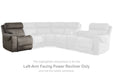 Hoopster - Gunmetal - Laf Zero Wall Power Recliner - Tallahassee Discount Furniture (FL)