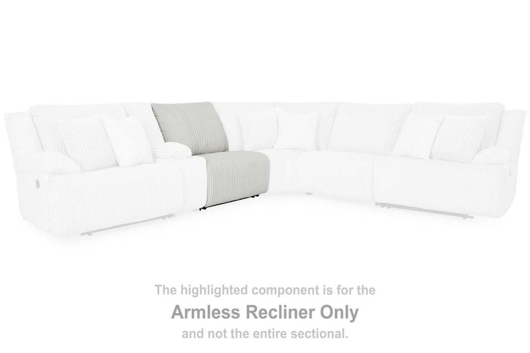 Top Tier - Alloy - Armless Recliner - Tallahassee Discount Furniture (FL)