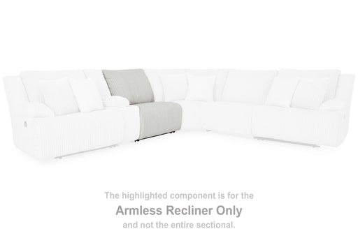 Top Tier - Alloy - Armless Recliner - Tallahassee Discount Furniture (FL)