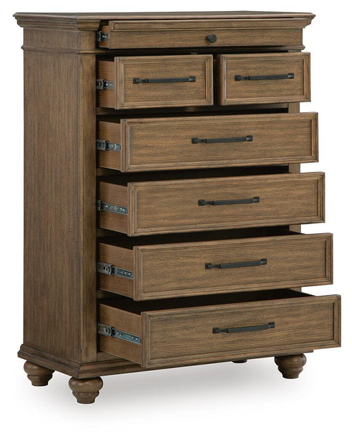 Karallin - Seven Drawer Chest - Medium Brown - Tallahassee Discount Furniture (FL)