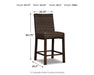 Paradise Trail - Barstool (Set of 2) - Medium Brown - Tallahassee Discount Furniture (FL)