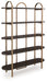 Brentmour - Bookcase - Brown / Gold Finish - Tallahassee Discount Furniture (FL)