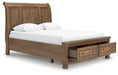 Feddinger - Storage Sleigh Bed - Tallahassee Discount Furniture (FL)
