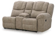 Pearce-Pike - RAF Reclining Loveseat With Console - Birch - Tallahassee Discount Furniture (FL)