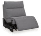 Modmax II - Power Armless Recliner With Adjustable Headrest - Salt And Pepper - Tallahassee Discount Furniture (FL)