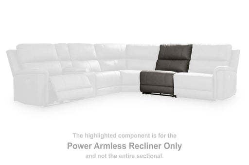 Bleckley - Power Armless Recliner With Adjustable Headrest - Anchor - Tallahassee Discount Furniture (FL)