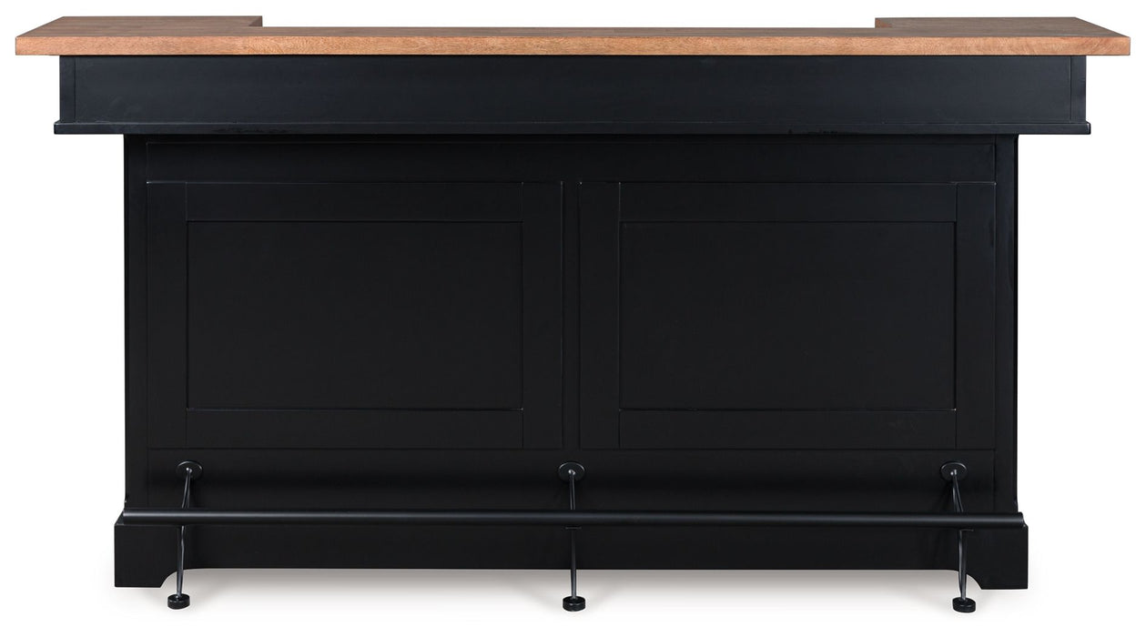 Wildenauer - Bar - Brown / Black - Tallahassee Discount Furniture (FL)