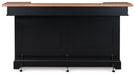 Wildenauer - Bar - Brown / Black - Tallahassee Discount Furniture (FL)