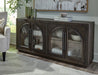 Dreley - Grayish Brown - Accent Cabinet - Tallahassee Discount Furniture (FL)