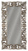 Lucia - Antique Silver Finish - Floor Mirror - Tallahassee Discount Furniture (FL)