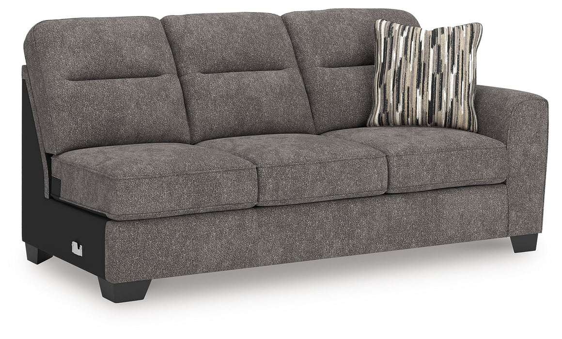 Olten - Graphite - RAF Sofa - Tallahassee Discount Furniture (FL)