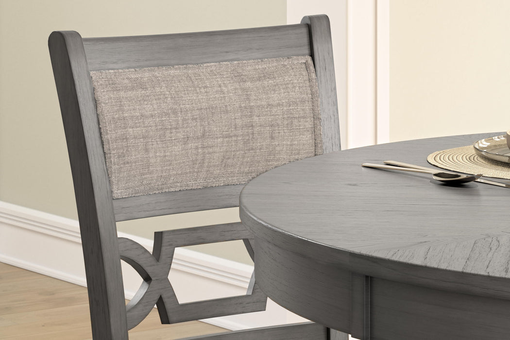 Wrenning - Drm Counter Table Set (Set of 5) - Gray - Tallahassee Discount Furniture (FL)