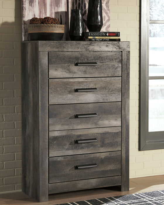 Wynnlow - Five Drawer Chest - Gray - Tallahassee Discount Furniture (FL)