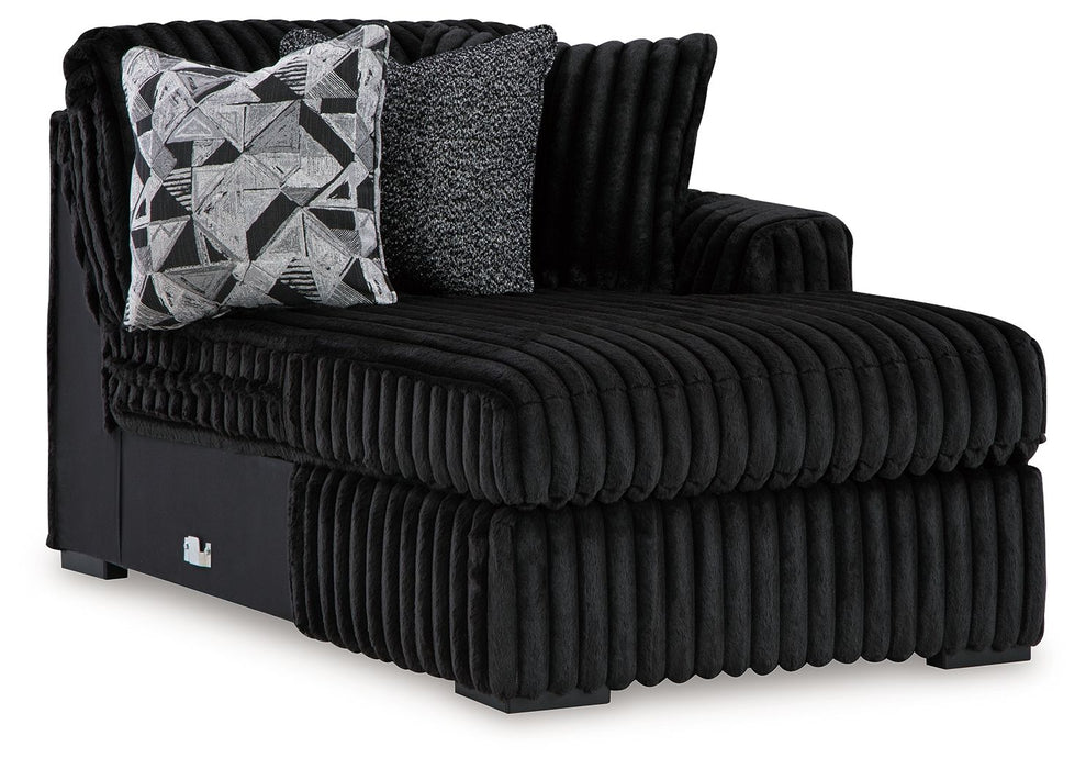 Midnight-Madness - Onyx - Raf Corner Chaise - Tallahassee Discount Furniture (FL)
