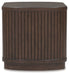 Korestone - Dark Brown - Square End Table - Tallahassee Discount Furniture (FL)