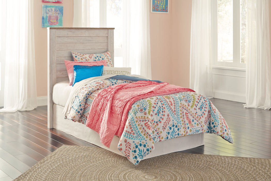 Willowton - Panel Headboard With Bolt On Bed Frame - Tallahassee Discount Furniture (FL)