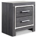 Lodanna - Two Drawer Night Stand - Gray - Tallahassee Discount Furniture (FL)