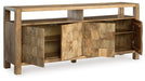 Hudwick - Natural Brown - Accent Cabinet - Tallahassee Discount Furniture (FL)