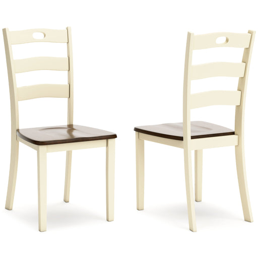 Woodanville - Dining Room Side Chair (Set of 2) - Cream / Brown - Tallahassee Discount Furniture (FL)