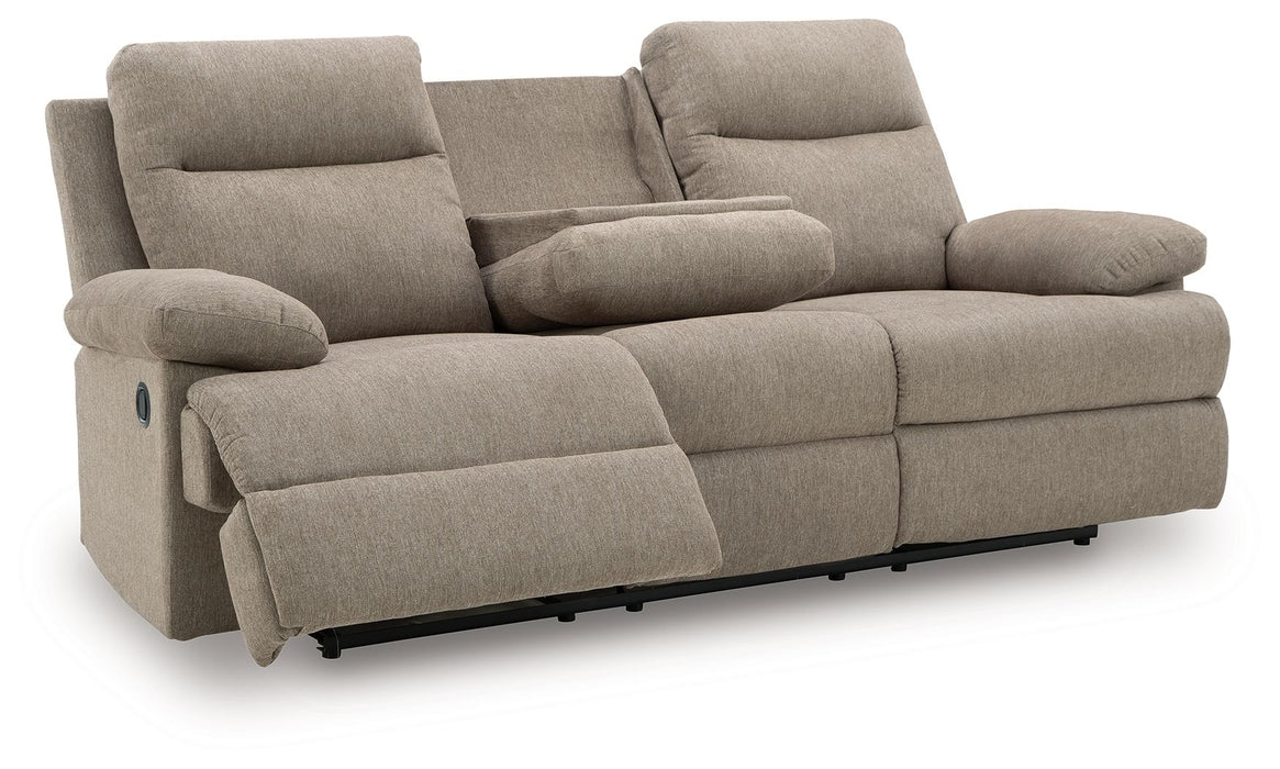 Side-Swipe - Reclining Sofa With Drop Down Table - Tallahassee Discount Furniture (FL)