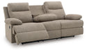 Side-Swipe - Reclining Sofa With Drop Down Table - Tallahassee Discount Furniture (FL)