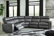 Samperstone - Power Reclining Sectional - Tallahassee Discount Furniture (FL)