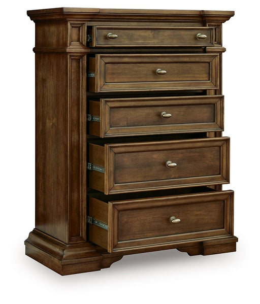 Frantanna - Five Drawer Chest - Brown - Tallahassee Discount Furniture (FL)