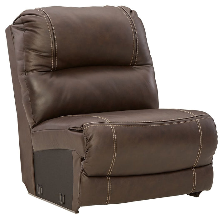 Dunleith - Chocolate - Armless Chair - Tallahassee Discount Furniture (FL)