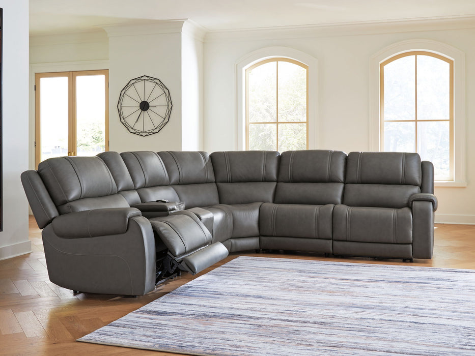 5Z - Pittson - Power Reclining Sectional - Tallahassee Discount Furniture (FL)
